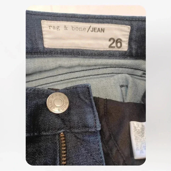 Rag & Bone Dark Wash Skinny  Jeans Size 26 - Picture 11 of 14